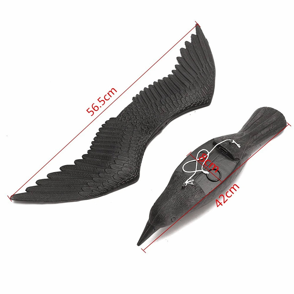 3D Fake Flying Falcon Hawk Bird Repellent Decoy Pest Control Garden Scarer Scarecrow Ornament For Hunting Yard Decoration
