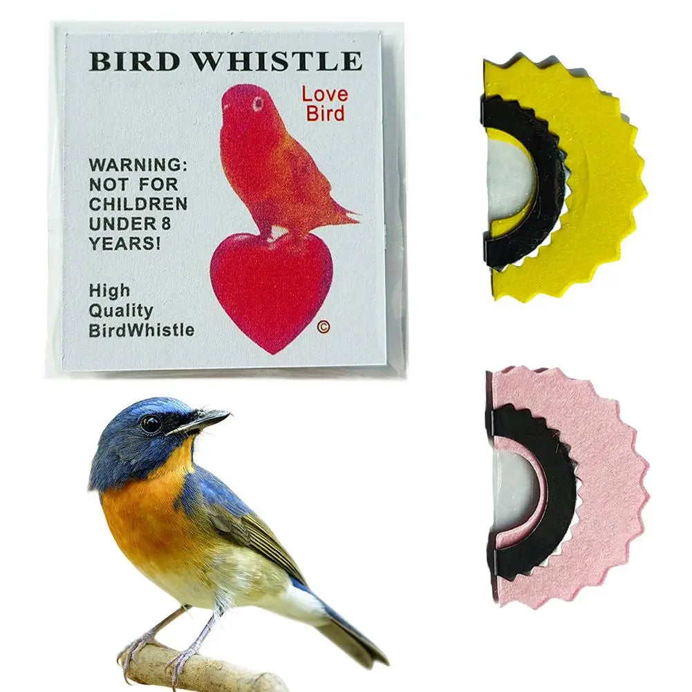 1PCS Bird Wacky Whistle Magic Fun Bird Caller Tongue Warbler Original Magic Tweeting Noisemaker Toys Tricks Gift