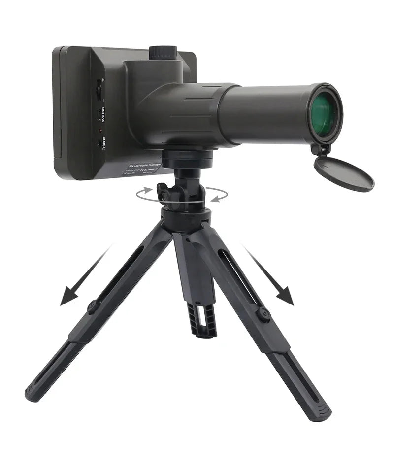 50X Digital Telescope Camera 5.0 inch HD Screen 8G Card Photo Video Recorder Monocular Bird-Watching Travelling Telescopio