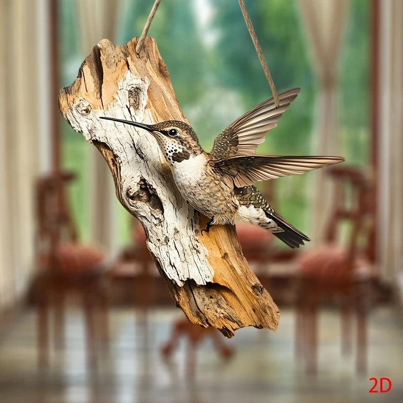 1/2pcs Vintage 2D Bird Wooden Signage 8in Farmhouse Wall Decoration Garden Flower Bird Market Porch Home Photo Background