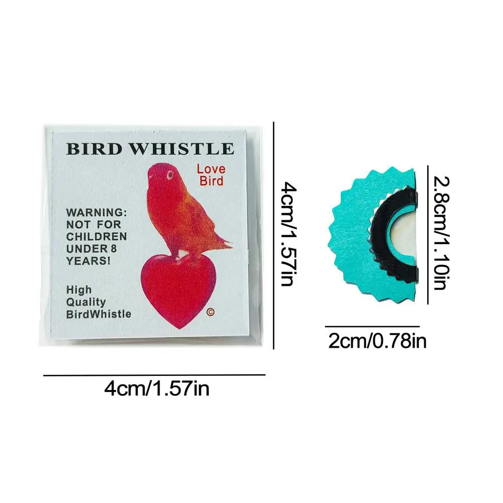 1PCS Bird Wacky Whistle Magic Fun Bird Caller Tongue Warbler Original Magic Tweeting Noisemaker Toys Tricks Gift